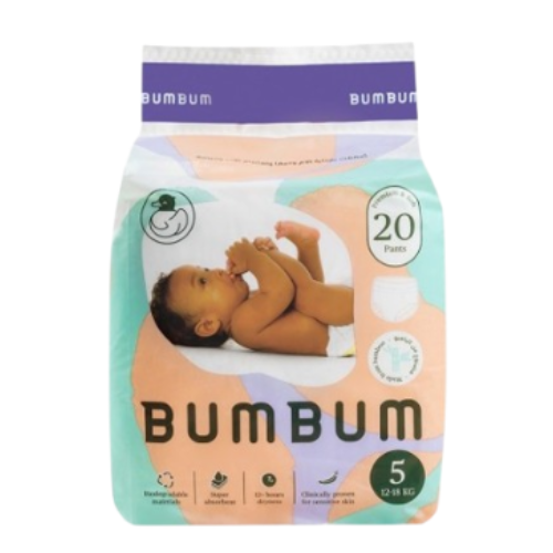 بم بم بانتز رقم 5 20 حبة 12-18 كج